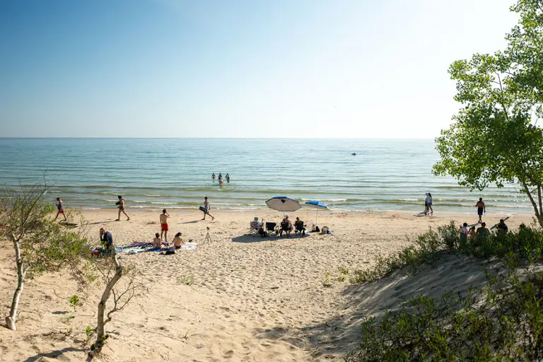 Dunas de Sandbanks no Lago Ontário