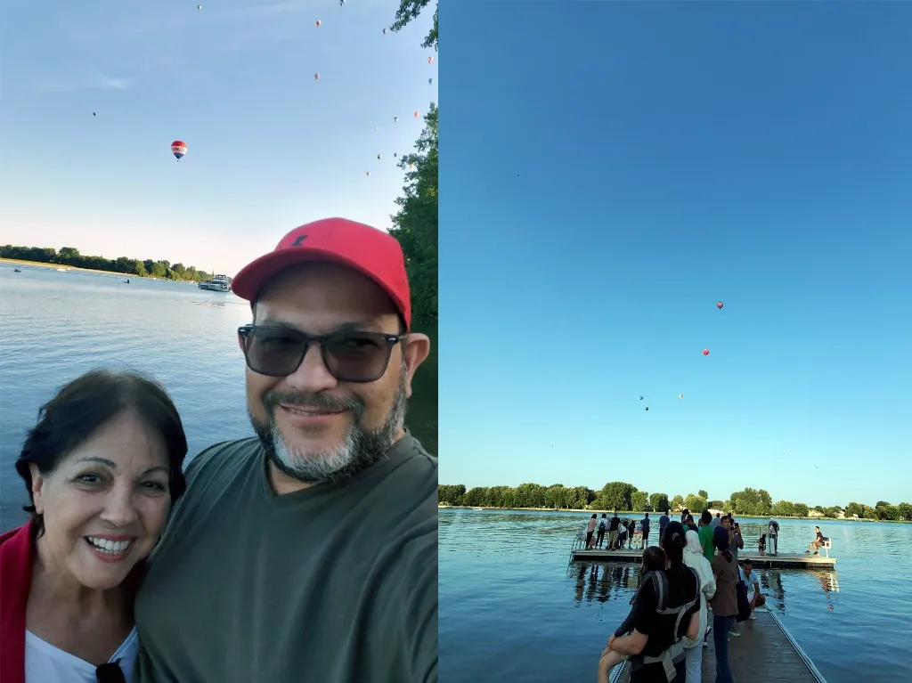 Notre expérience entre amis sur le quai près de la rivière Richelieu