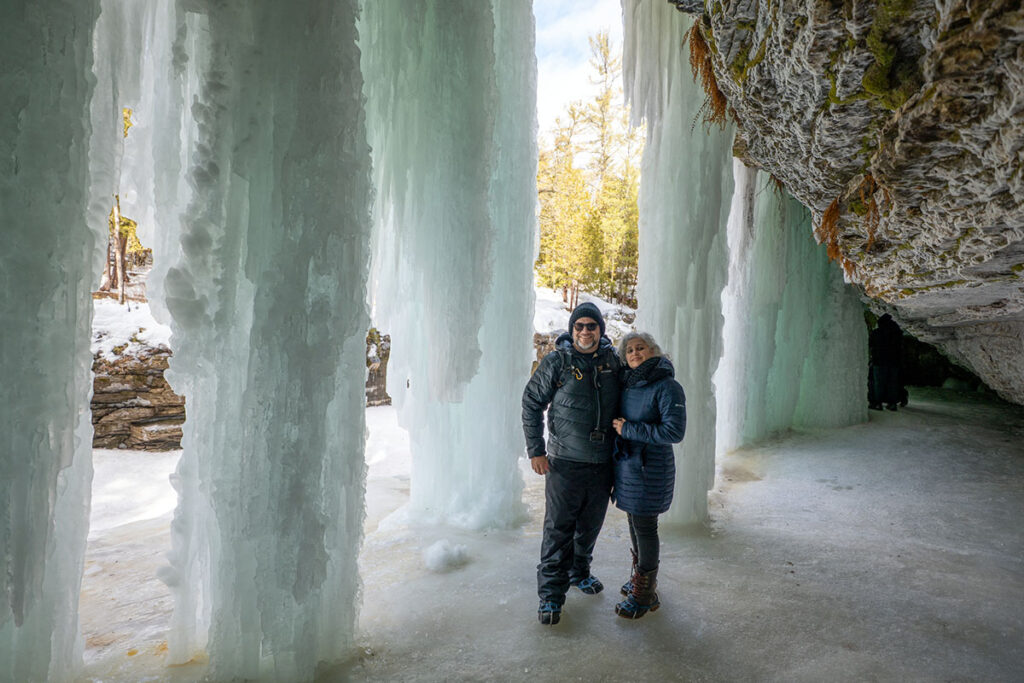 O Castelo da Elsa no Quebec? Conheça a Mur de Glace no Parc naturel régional de Portneuf